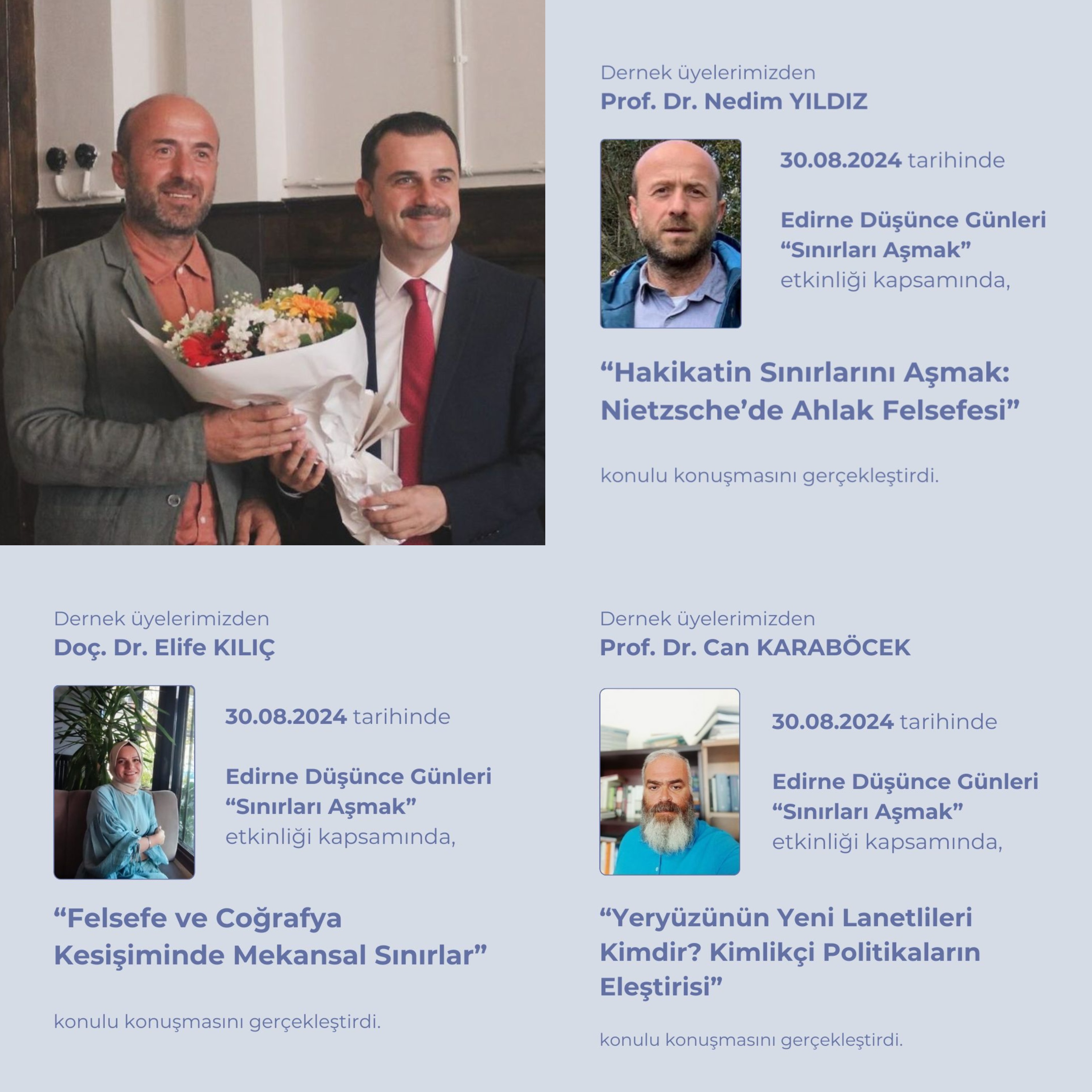 Konuşma ve program detayları